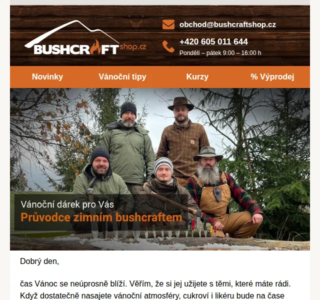 Bushcraftshop: Zimní bushcraft průvodce s tipy – červen 2026 | Nuslet.cz