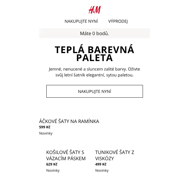 H&M Fashion: Letní šaty od 379 Kč – červen 2026 | Nuslet.cz