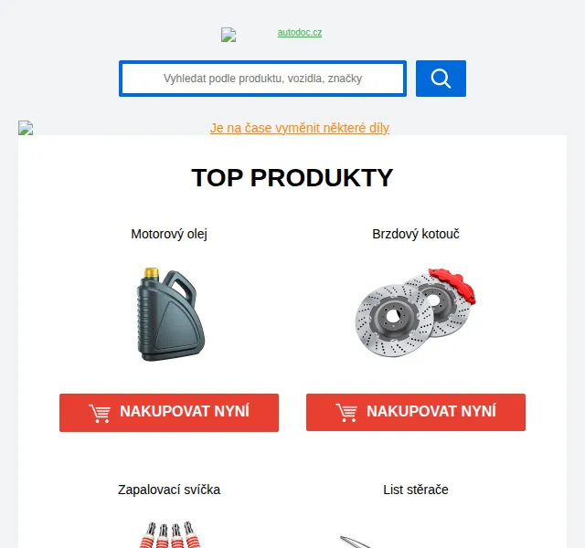 Autodoc: Top produkty pro auto – červen 2026 | Nuslet.cz