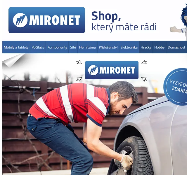 Mironet: auto moto sezóna s tipy na produkty – červenec 2026 | Nuslet.cz