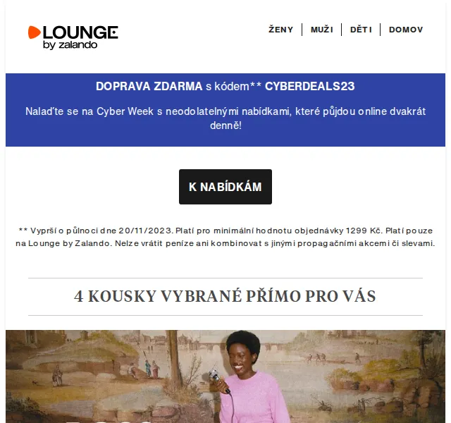 Lounge by Zalando: BOSS, HUGO, Triumph – slevy až 77 % – listopad 2023 | Nuslet.cz