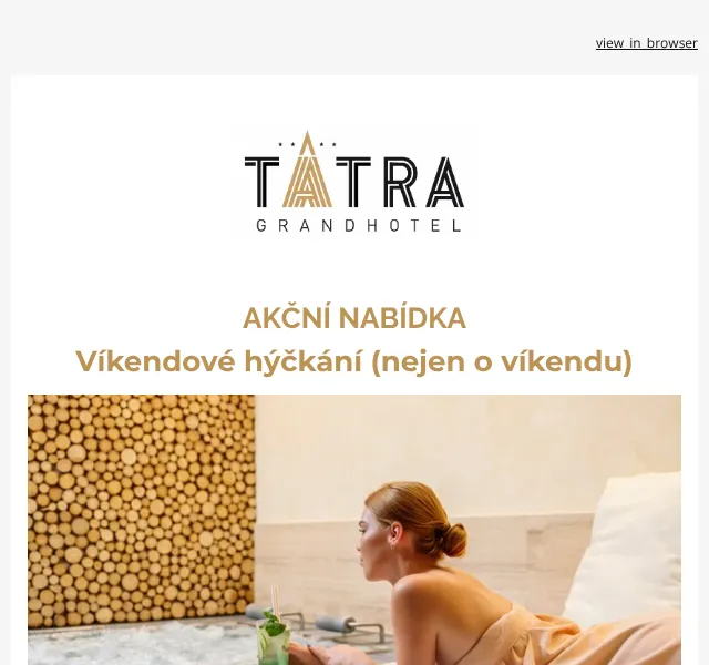 Grandhotel Tatra: Wellness víkend od 15 190 Kč – červen 2026
