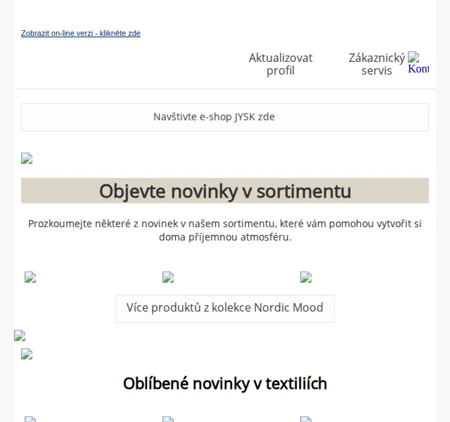 JYSK: Novinky v sortimentu – červenec 2026 | Nuslet.cz
