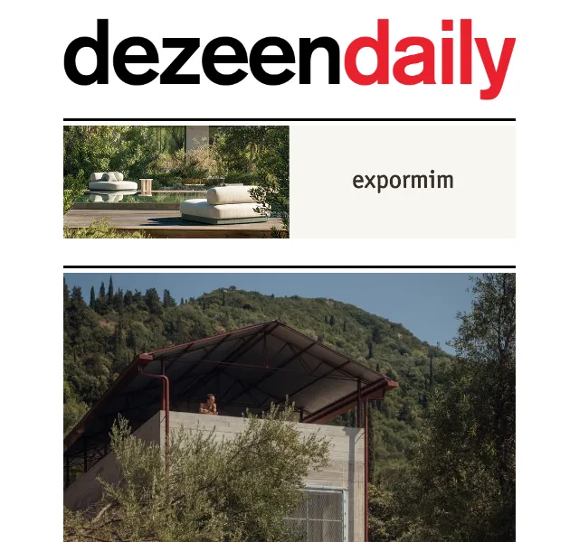 Dezeen Daily: Nové kolekce nábytku a designu – červenec 2026 | Nuslet.cz