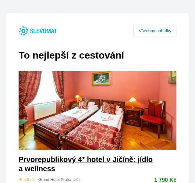 Slevomat: wellness pobyty – červen 2026 | Nuslet.cz