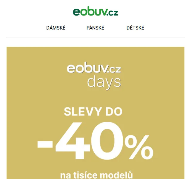 eobuv.cz: Slevy do -40 % na boty – červenec 2026 | Nuslet.cz