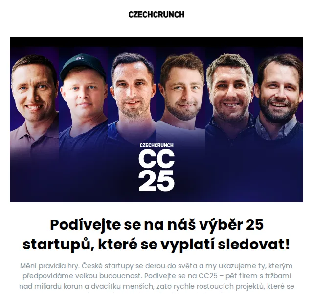 CzechCrunch: 25 startupů k sledování – červenec 2026 | Nuslet.cz