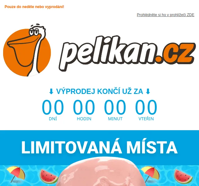 Pelikan.cz: Výprodej letenek od 311 Kč – červen 2026 | Nuslet.cz