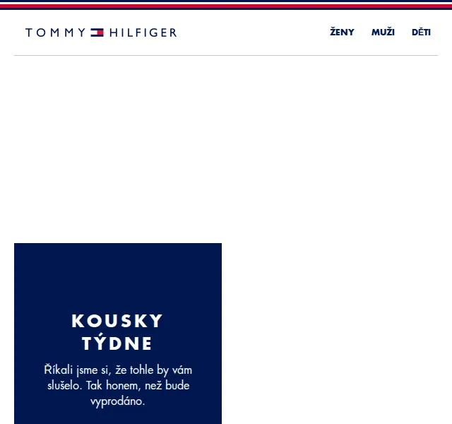 Tommy Hilfiger: Kousky týdne – červen 2026 | Nuslet.cz