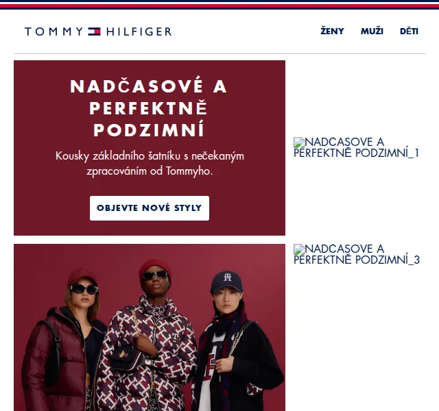 Tommy Hilfiger: nové podzimní kabáty a bundy – červen 2026 | Nuslet.cz