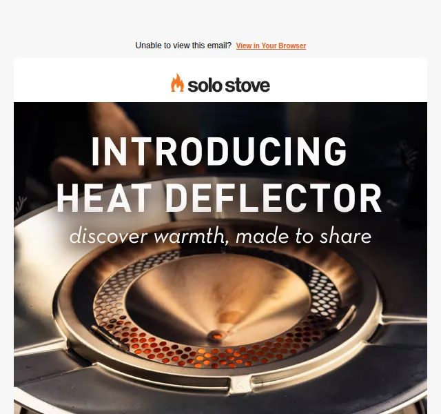 Solo Stove EU: Heat Deflector předprodej – červen 2026 | Nuslet.cz