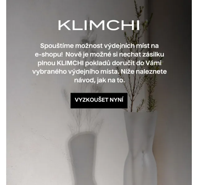 KLIMCHI: Nově doručujeme na výdejní místa – červenec 2026 | Nuslet.cz