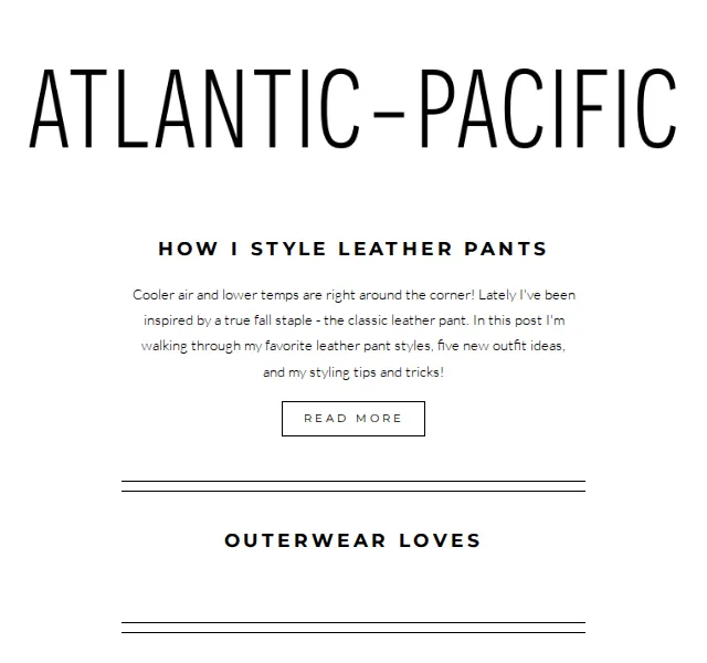 ATLANTIC-PACIFIC: Styling leather pants a podzimní outfity – červenec 2026 | Nuslet.cz