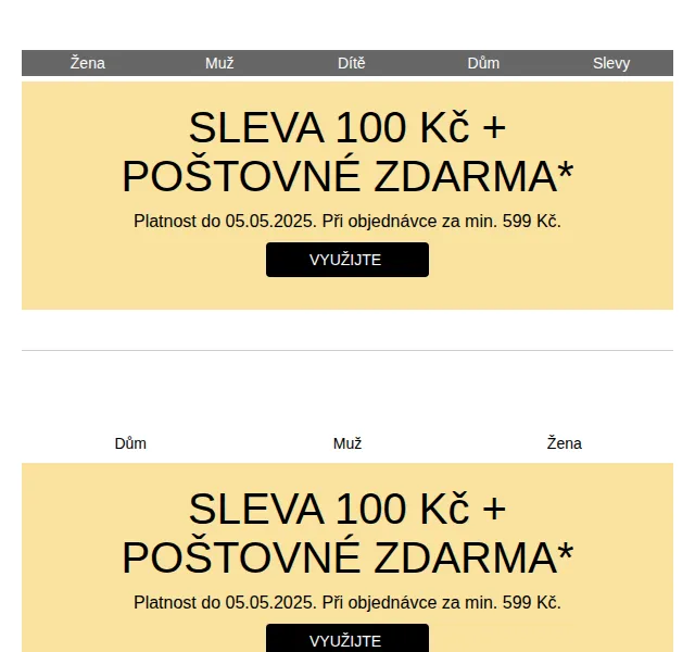 Bonprix: SLEVA 100 Kč + doprava zdarma – červenec 2026 | Nuslet.cz