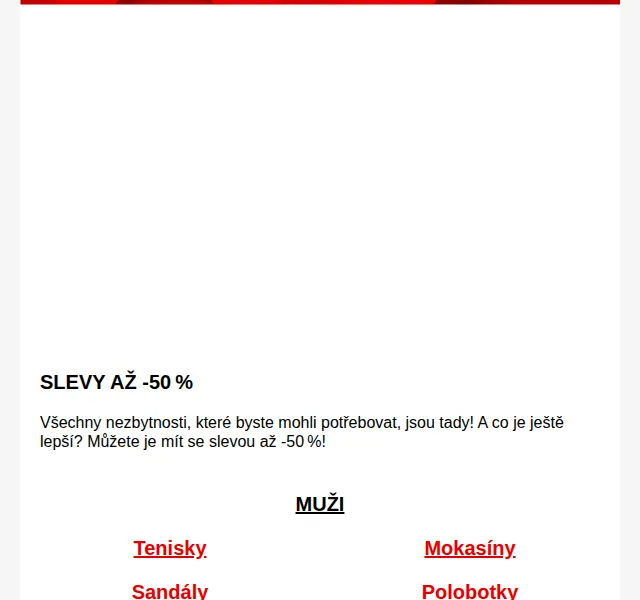 Baťa: Nezbytnosti se slevou až -50 % – červenec 2026 | Nuslet.cz