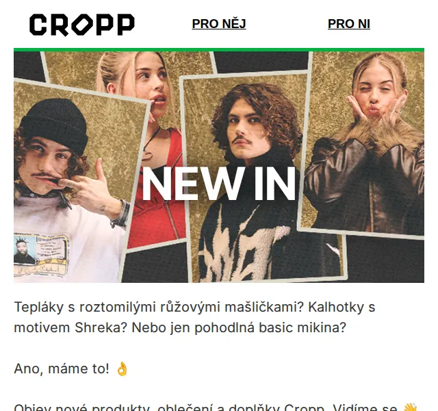 Cropp: Nová kolekce 2026 – červenec 2026 | Nuslet.cz