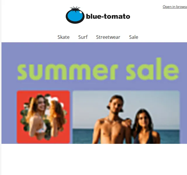BLUE TOMATO: Úspora až 30 % na Summer Sale – červenec 2026 | Nuslet.cz