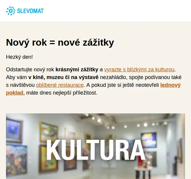 Slevomat: Zamluvte lístky do kina, muzea nebo na výstavu – leden 2023 | Nuslet.cz