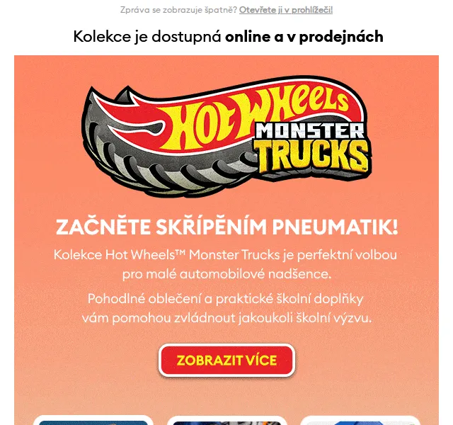 Sinsay: Kolekce Hot Wheels a Smiley – červenec 2026 | Nuslet.cz
