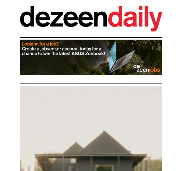Dezeen Daily: architektura a design – červenec 2026 | Nuslet.cz