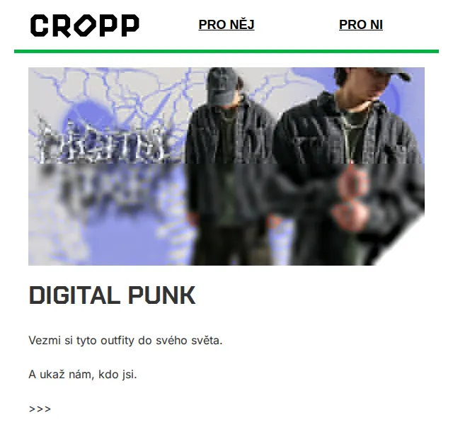 Cropp: Nová kolekce Digital Punk – červen 2026 | Nuslet.cz