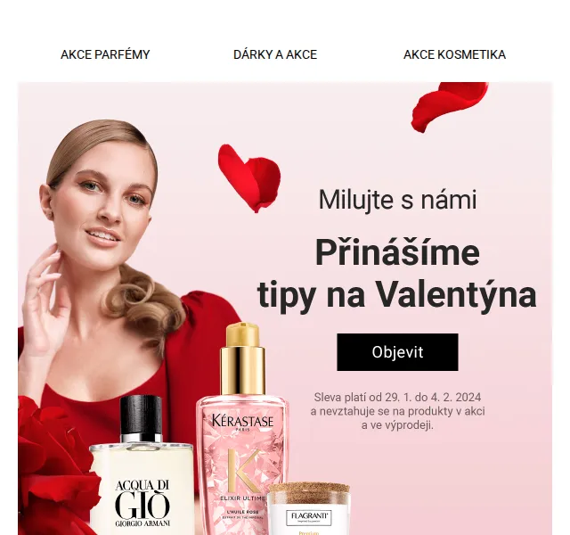 Notino: Valentýnské slevy až -30 % na parfémy a kosmetiku – červenec 2026 | Nuslet.cz