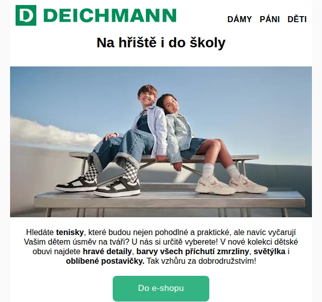 DEICHMANN: Dětské tenisky Fila, Adidas, Stitch – červenec 2026 | Nuslet.cz