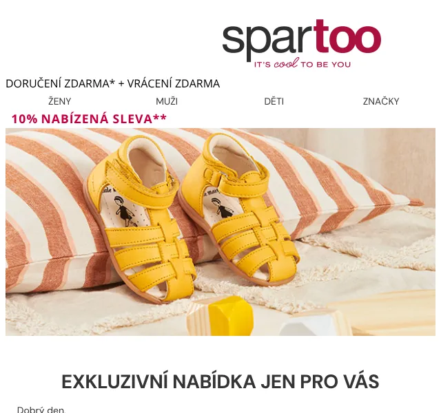 Spartoo.cz: -10 % na Little Mary – červen 2026 | Nuslet.cz