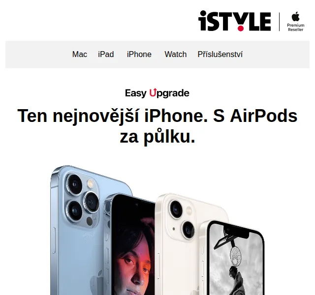 iSTYLE: AirPods 2 za 1 795 Kč s iPhonem 13 – červen 2026 | Nuslet.cz