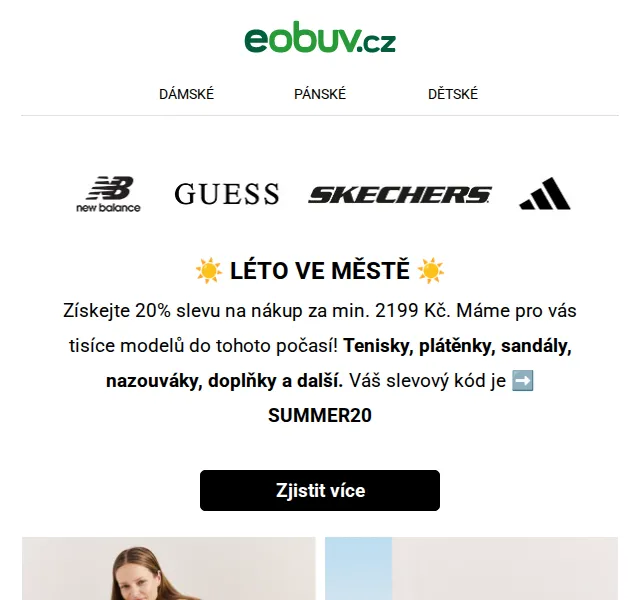 eobuv.cz: Letní boty se slevou 20 % – červenec 2026 | Nuslet.cz