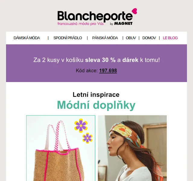 Blancheporte: Módní doplňky – červenec 2026 | Nuslet.cz
