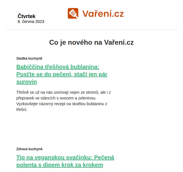 Vaření.cz: Nové recepty na léto – červen 2023 | Nuslet.cz