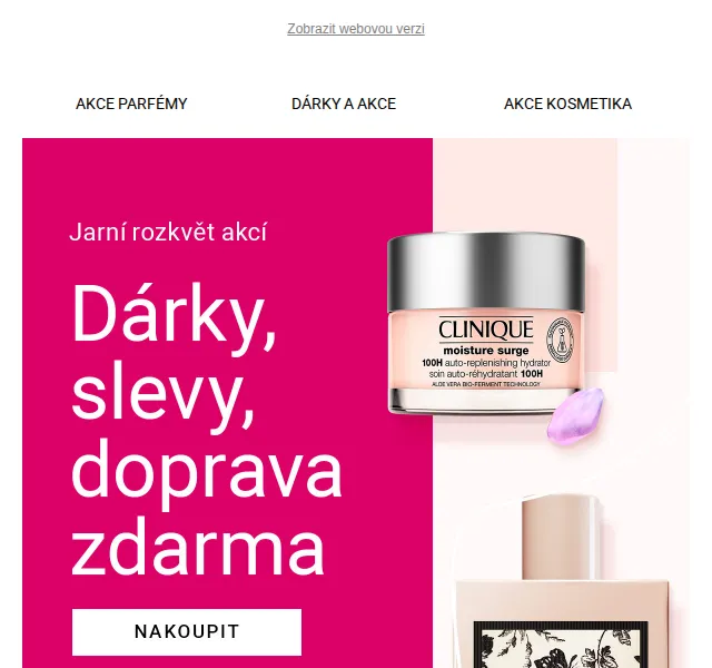 Notino: Dárky a doprava zdarma k nákupu – červen 2026 | Nuslet.cz