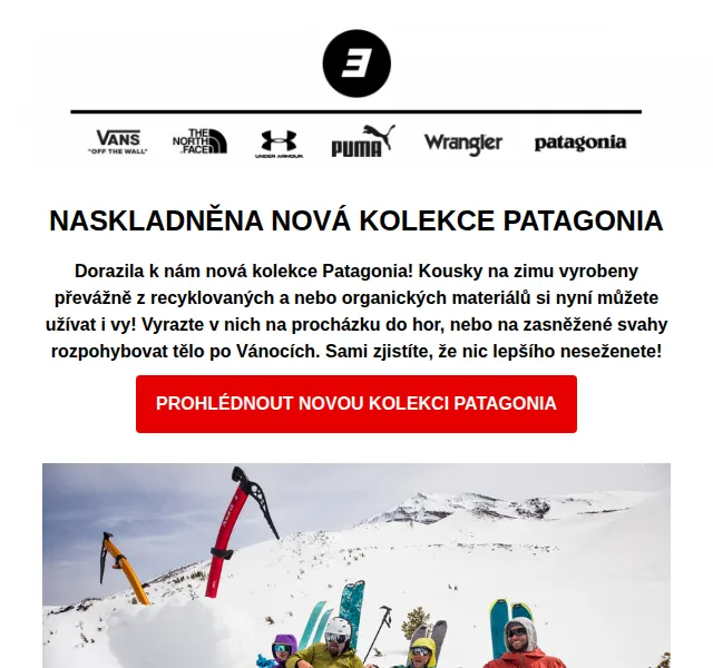 ESPACE: Nová kolekce Patagonia – prosinec 2026 | Nuslet.cz