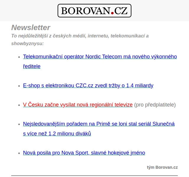 Aleš Borovan: Novinky z médií a byznysu – červen 2026 | Nuslet.cz