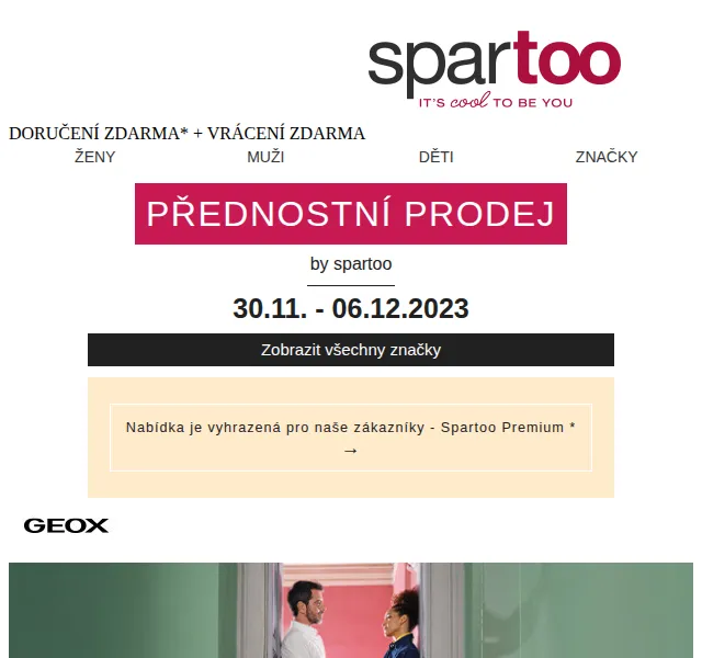 Spartoo: Sleva na Geox, Guess a Dream in Green – červenec 2026 | Nuslet.cz