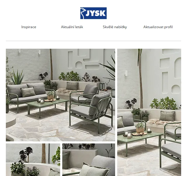 JYSK: Zahradní lounge set TEGLUM 5 osob – červenec 2026 | Nuslet.cz