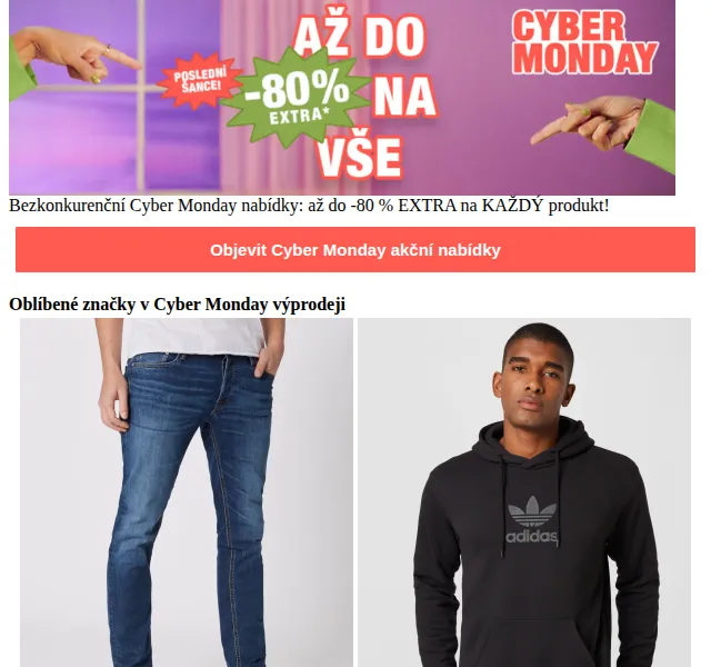 ABOUT YOU: Cyber Monday sleva až do -80 % na vše – červen 2026 | Nuslet.cz