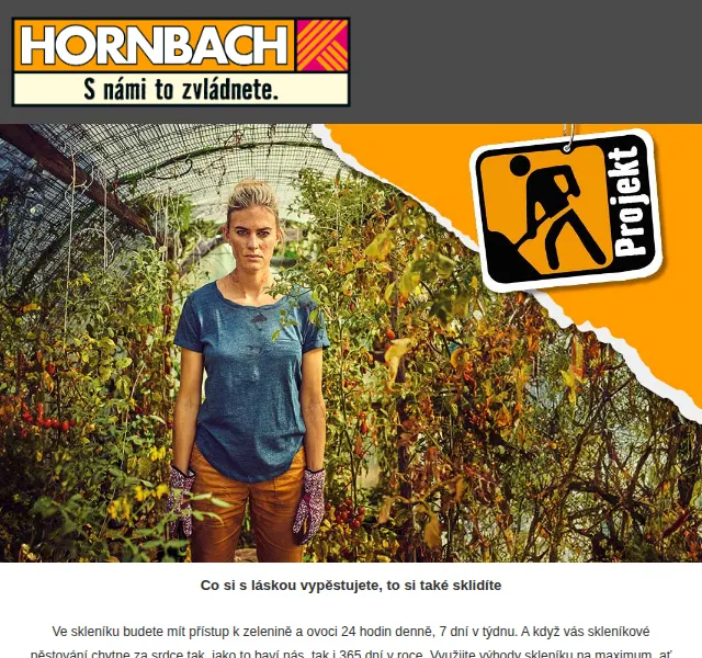 HORNBACH: Nakupte skleníky a příslušenství – červenec 2026 | Nuslet.cz