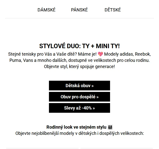 eobuv.cz: Stylové duo pro rodiče i děti – červenec 2026 | Nuslet.cz