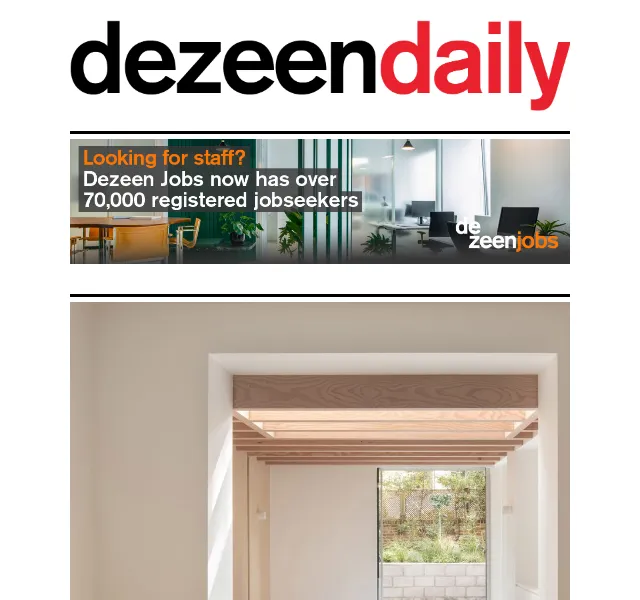 Dezeen Daily: Novinky z architektury a designu – červen 2026 | Nuslet.cz