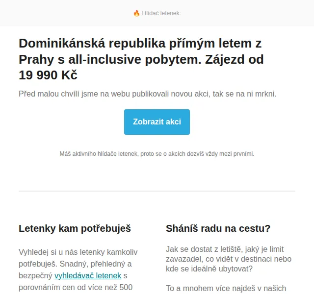 Cestujlevne.com: Dominikánská republika přímým letem s all-inclusive od 19 990 Kč – červen 2026 | Nuslet.cz