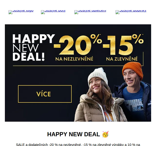 50style: Slevy až 20 % na Adidas, Nike a Puma – červenec 2026 | Nuslet.cz