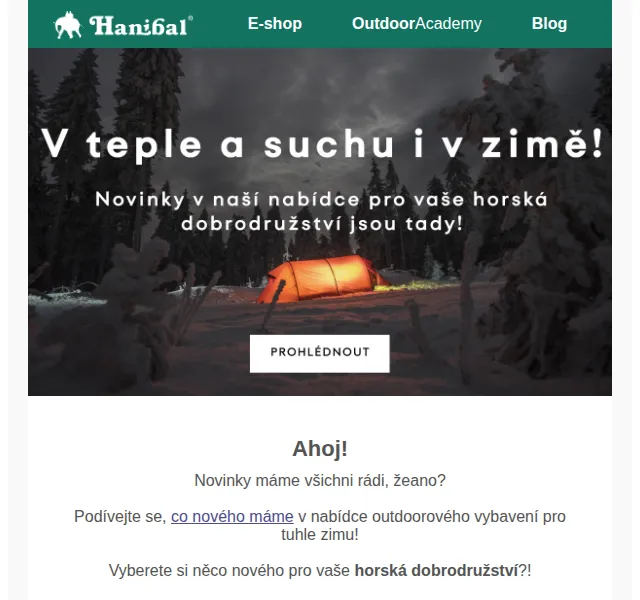 Hanibal: Zimní novinky pro horská dobrodružství – výprodej do 28. 2. 2022 | Nuslet.cz