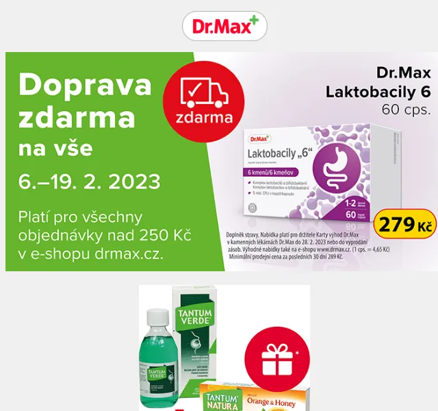 Dr.Max E-shop: Slevy až 38 % na doplňky stravy – červen 2026 | Nuslet.cz