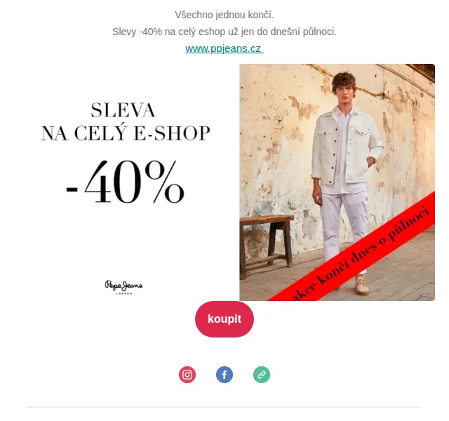 Pepe Jeans - Custom_Design - Palladium: Sleva -40 % na celý e-shop – červen 2026 | Nuslet.cz