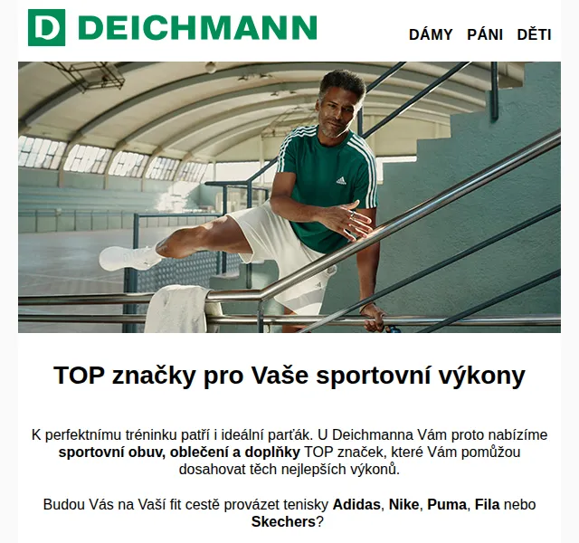 DEICHMANN: TOP značky sportovní obuvi – červenec 2026 | Nuslet.cz