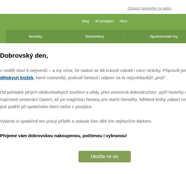 KnihyDobrovsky.cz: Dětské knihy se slevou až 60 % – červenec 2026 | Nuslet.cz