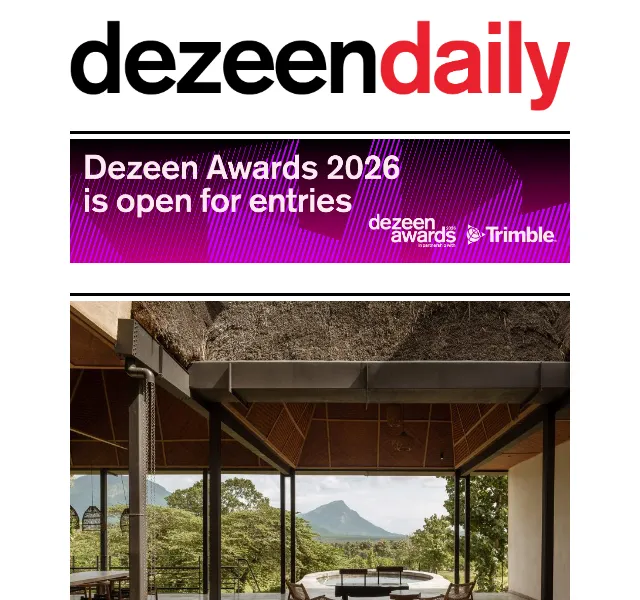 Dezeen Daily: Architektonické novinky a design – červenec 2026 | Nuslet.cz