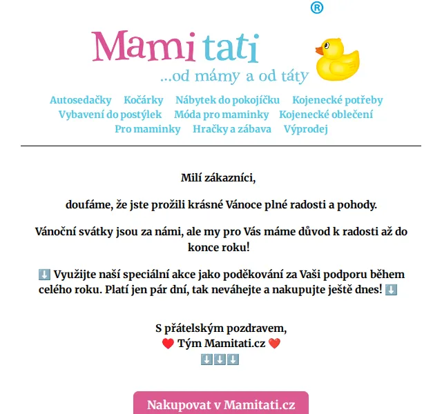 Mamitati.cz: Sleva 200 Kč na nákup – červenec 2026 | Nuslet.cz